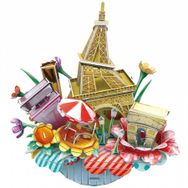 Cubic Fun 3D Cityscape - Paris 74 Parça Puzzle