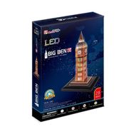 Cubic Fun Big Ben Saat Kulesi - Led Işıklı 28 Parça 3 Boyutlu Puzzle