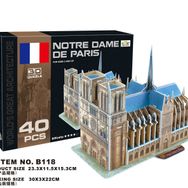 CubicFun Notre Dame De Paris 40 Parça 3D Puzzle