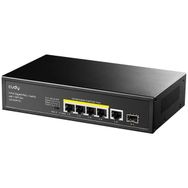 Cudy GS1005PTS1 5 Port Gigabit 1-SFP 120 W 4 Port PoE Yönetilemez Switch