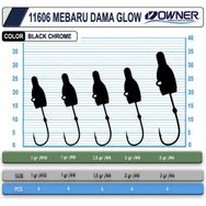 Cultiva 11606 Mebaru Dama Glow LRF Jig Head