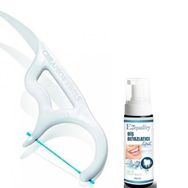 Curaprox DF 967 Çatal Diş İpi+Diş Beyazlatıcı Köpük