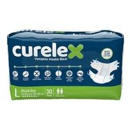 Curelex Yetişkin Bel Bantlı Tekstil Yüzey Large 30 Adet Hasta Bezi