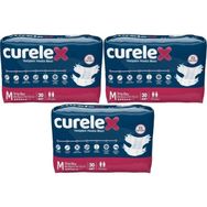 Curelex Yetişkin Bel Bantlı Tekstil Yüzey Medium 3x30 Adet Hasta Bezi