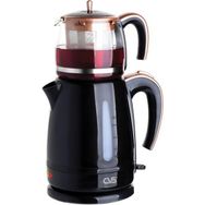 CVS DN 1547 Latife Siyah Cam Çay Makinesi