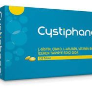 Cystiphane L-Sistin Çinko L-Arjinin Vitamin B6 120 Tablet