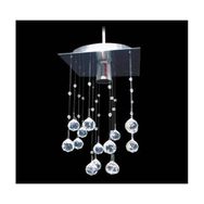 D-Light Kare Kristal 20'lik Tekli Avize