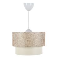 D-Light Melon Kırçıllı Beyaz Avize