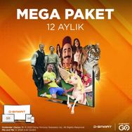 D-Smart 12 Aylık Siyah Go Mega Paket