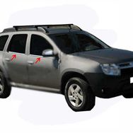 Dacia Duster 2010-2017 4 Parça Paslanmaz Çelik Cam Çıtası