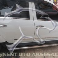 Dacia Duster 2010 Üzeri 4 Parça Krom Cam Çıtası