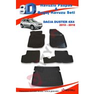 Dacia Duster 4X4 2010-2018 Paspas ve Bagaj Havuzu