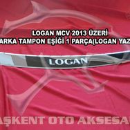 Dacia Logan Mcv Arka 2013 Üzeri Paslanmaz Çelik Krom Tampon Eşiği