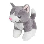Dada Kedi Gri 36 cm Peluş Oyuncak