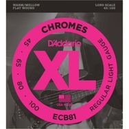 D'addario ECB81 Soft Long 0.45 Bas Tel Set