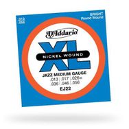 D'addario EJ22 Xl Jazz Med Elektro Tel Set