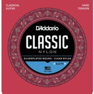 D'addario EJ27H Naylon Hard Tension Silver Klasik Tel Set