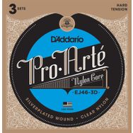 D'addario EJ463D Pro Arte Hard 3'lü Paket Klasik Tel