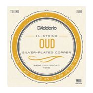 D'addario EJ95 Ud Silver Plated Wound Tel Seti