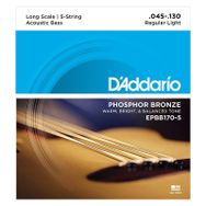 D'addario EPBB170 Akustik Soft Long Bas Tel Set