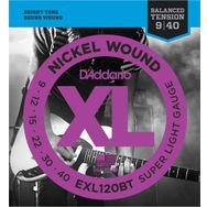 D'addario EXL120BT Gtr Bal Xl Elektro Tel Set
