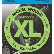 D'addario EXL165SL Xl Serisi Nickel Wound Reg L Bas Gitar Tel Seti