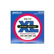 D'addario EXL170 Bass Gitar Tel Seti