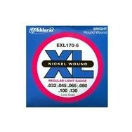 D'addario EXL1706 6 Telli 0.32 130 Bas Tel Set