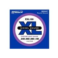 D'addario EXL190 Nikel Wound Bas Tel Set