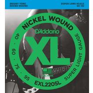 D'addario EXL220SL Xl 40-95 Süper Long Scale Nickel Bas Gitar Tel Seti