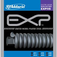 D'addario EXP115 11-49 Coated Nickel Plat Elektro Gitar Tel Seti