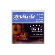 D'addario EZ940 12 String Light 010 Akustik Tel Set