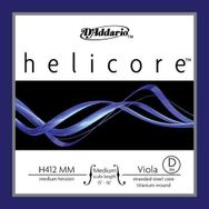 D'addario H412MM Helıcore D-RE Medıum Scale Medıum Vıola Tek Tel