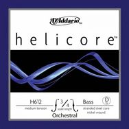 D'addario H612 D Re Helicore 3-4M Tek Kontrabas Teli