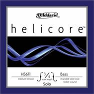 D'addario HS611 A La Helicore Solo 3-4M Tek Kontrabas Teli
