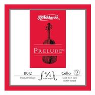 D'addario J1012 Prelude D-RE, 4/4 Scale Medıum TE 4/4M Cello Tek Tel Seti