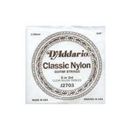 D'addario J2703 Clear Naylon Normal Tension Sol Klasik Tek Tel