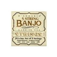 D'addario J61 Set Nikel Medium Tension Banjo Banço Tel