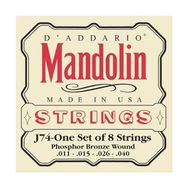 D'addario J74 Phos Brz Med Mandolin Tel Set
