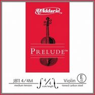 D'addario J811 Prelude Keman E Mi Normal Tension Keman Tel