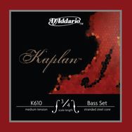 D'addario K610 3/4M Kaplan Scale 3/4 Medıum Tens Kontrabas Tel Seti