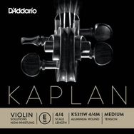 D'addario KS311W E 4-4M Kaplan Non Whistling Keman Tek Tel
