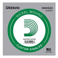 D'addario NW022 RE Nickel Elektro ve Akustik Tek Tel