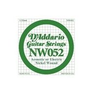 D'addario NW052 Wound Kalın Mi Akustik Tel Nikel