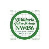D'addario NW056 Wound Kalın Mi Akustik Tel Nikel
