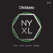 D'addario NYXLB075 Gauge NYXL Serisi Nikel Sarım Bas Tek Tel