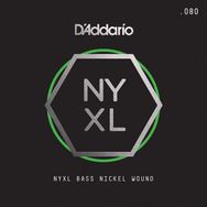 D'addario NYXLB080 080 Gauge NYXL Serisi Nikel Sarım Bas Tek Tel