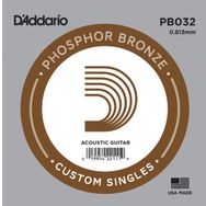 D'addario PB032 Re Akustik Gitar Tek Teli
