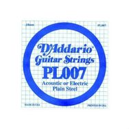 D'addario PL007 Plain Steel Elektro Tek Tel