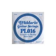 D'addario PL016 Plain Steel Elektro Tek Tel